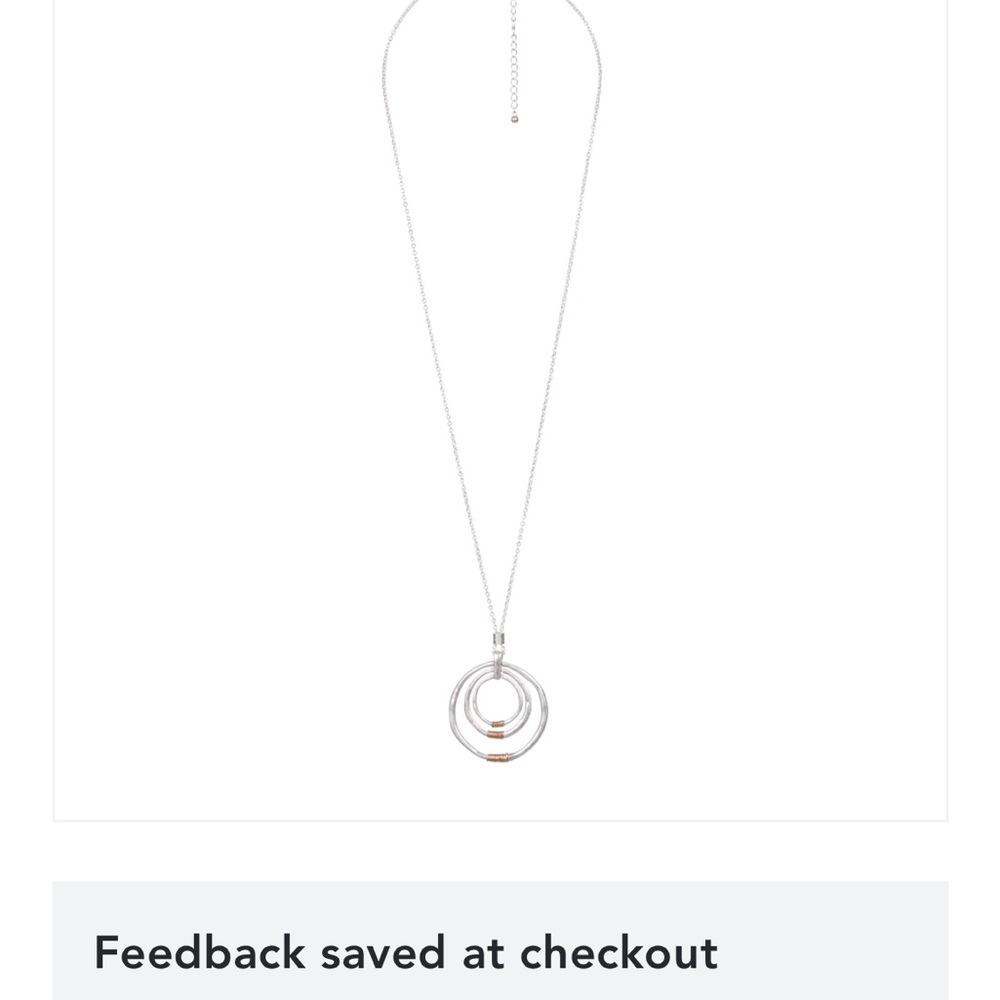 Celestia Wrapped Circle Pendant NWT
